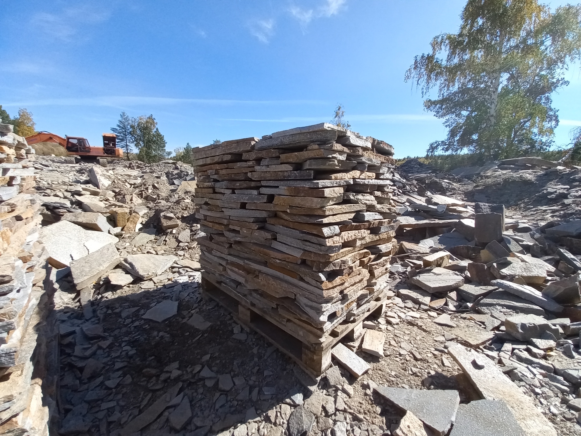 Плитняк златолит серебристый для мощения на бетон купить в Орехово-Зуевом