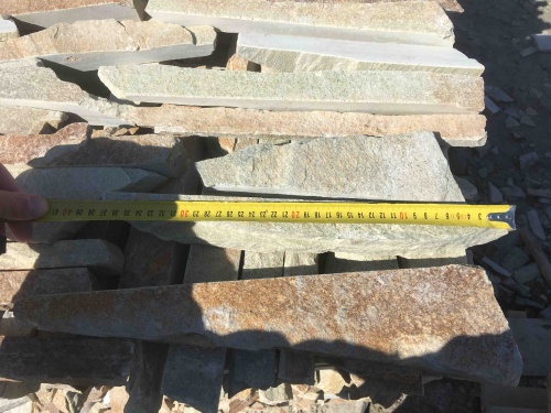 Горбушка златолит золотистый для облицовки купить в Орехово-Зуевом