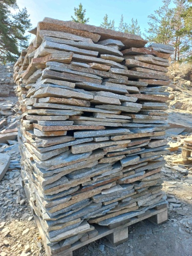 Плитняк златолит серебристый для фасада купить в Орехово-Зуевом