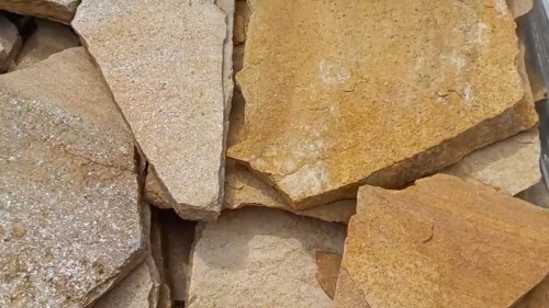 Плитняк златолит жёлтый для цоколя купить в Орехово-Зуевом