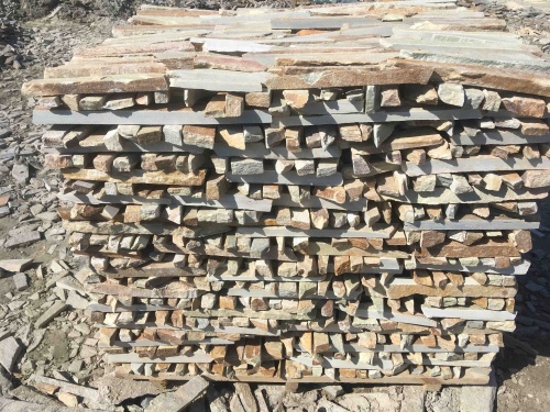 Горбушка златолит золотистый для облицовки купить в Орехово-Зуевом