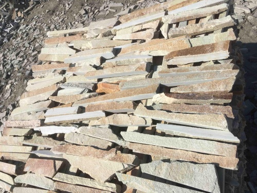 Горбушка златолит золотистый для облицовки купить в Орехово-Зуевом