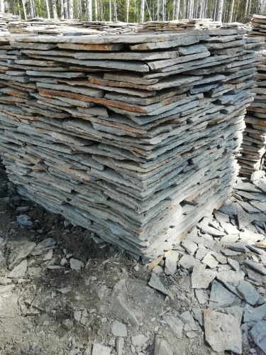 Плитняк златолит Уральский для цоколя, отмостки купить в Орехово-Зуевом